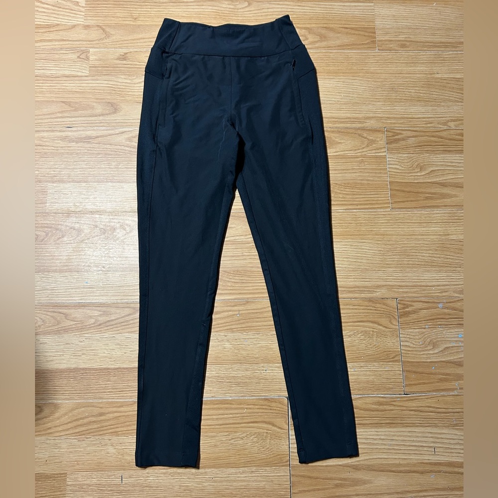 3/20 Women XS Mondetta outdoor projects lined leggings black w/pockets